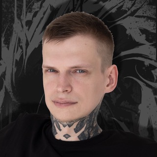 Telegram profile photo for Black Inle | Тату Санкт-Петербург | Dark Lettering