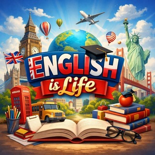 Telegram profile photo for اللغة الإنجليزية حياة English is life ❤️😍🌷