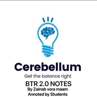 Telegram profile photo for Cerebellum academy Notes