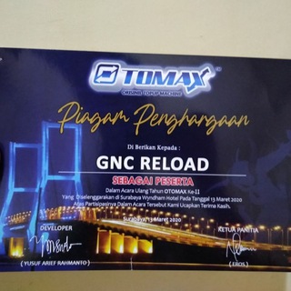 Telegram profile photo for MEMBER GNC RELOAD ( SUPLAYER TINGKAT SELANJUTNYA)