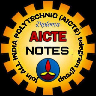Telegram profile photo for AICTE diploma notes