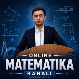 Telegram profile photo for Matematika Milliy Sertifikat | Muhammadiev Maqsudbek