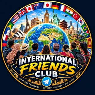 Telegram profile photo for International friends club