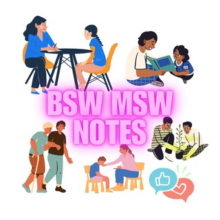 Telegram profile photo for BSW MSW NOTES