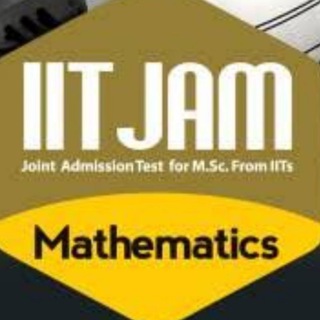 Telegram profile photo for IIT JAM MATHEMATICS