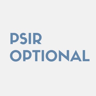 Telegram profile photo for PSIR by Vyasa IAS