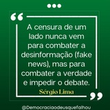 Telegram profile photo for Democracia o deus que falhou