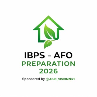 Telegram profile photo for IBPS - AFO EXAM