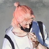 Telegram profile photo for kamo’s comissions. ౨ৎ
