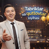 Telegram profile photo for Tabriklar va qutlovlar loyihasi