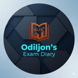 Telegram profile photo for Odiljon’s Exam Diary