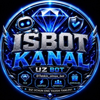 Telegram profile photo for TEKIN ALMAZ ISBOTI π