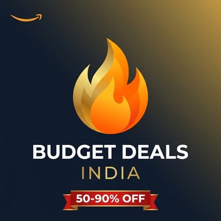 Telegram profile photo for π° Budget Deals India | Amazon Loot & Glitch Deals π₯