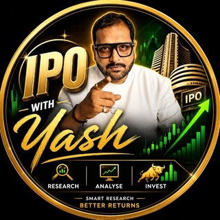 Telegram profile photo for IPO WITH YASH 🎁