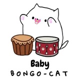 Telegram profile photo for Baby Bongocat
