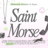 Telegram profile photo for ˚. saintmorse ! 🎀🍽️