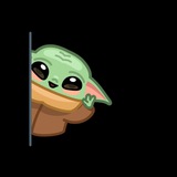 Telegram profile photo for Baby Yoda Sticker Club