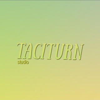 Telegram profile photo for taciturn studio