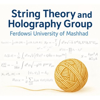 Telegram profile photo for String Theory & Holography