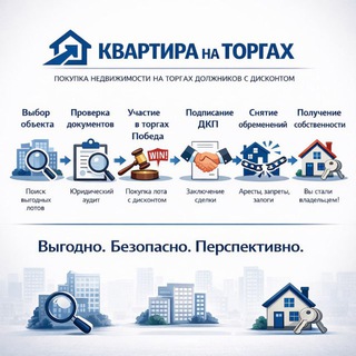 Telegram profile photo for Квартира на торгах. Торги. Арестовка.