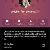 Telegram profile photo for penipu @cheybiw @cheybit
