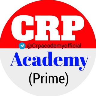 Telegram profile photo for CRP Academy ( WBCS / UPSC )
