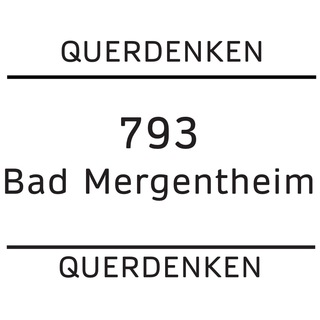 Telegram profile photo for QUERDENKEN (793 - BAD MERGENTHEIM) - INFO-Kanal