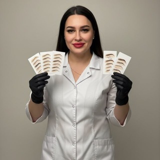 Telegram profile photo for Естественный перманентный макияж. Волосковая техника бровей