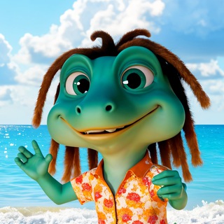 Telegram profile photo for Ziggy - The Beach Bum Iguana