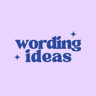 Telegram profile photo for Wording Ideas