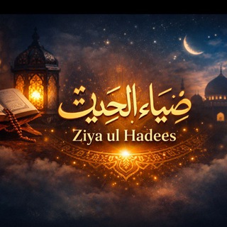 Telegram profile photo for ✨...ZIYA UL HADEES...✨