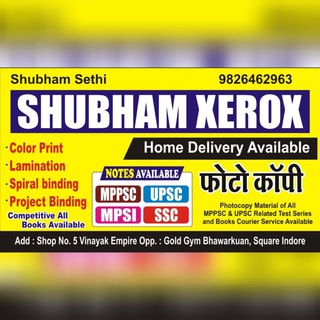 Telegram profile photo for Shubham Xerox π