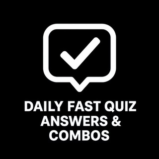 Telegram profile photo for Daily Fast Quiz Answers & Combos Hub ππ