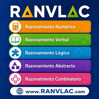 Telegram profile photo for Razonamiento Numérico, Verbal, Lógico, Abstracto, Combinatorio