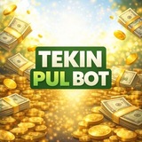 Telegram profile photo for TEKIN PUL SOQQA