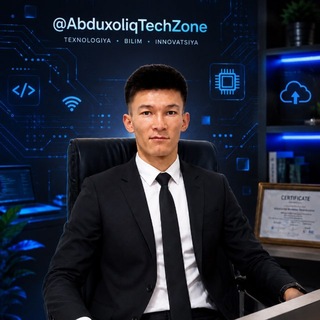Telegram profile photo for Abduxoliq TechZone | Ethical Hacking, Cyber & IT Skills