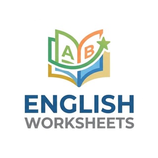 Telegram profile photo for English worksheets