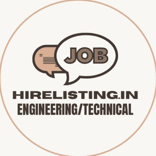 Telegram profile photo for Technical Jobs Hirelisting