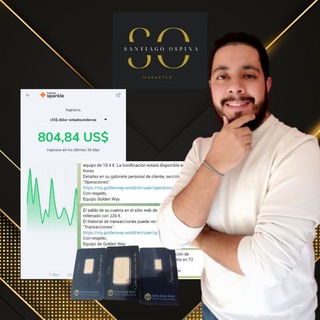 Telegram profile photo for Santi Ospina Marketer🔥 Te enseño a Ganar Comisiones en Línea💸