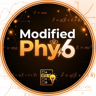 Telegram profile photo for Modified Phy6 For MCQs