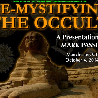 Telegram profile photo for De-Mystifying The Occult by Mark Passio