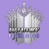 Telegram profile photo for DAILY BTS INFO⁷ ⟭⟬