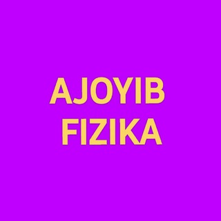 Telegram profile photo for AJOYIB FIZIKA
