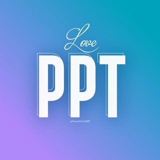Telegram profile photo for PPT PowerPoint / Keynote Presentations