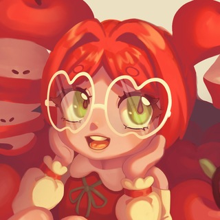 Telegram profile photo for 𖦹₊˚ 🍎 mellya_art 🍎 ˚₊𖦹