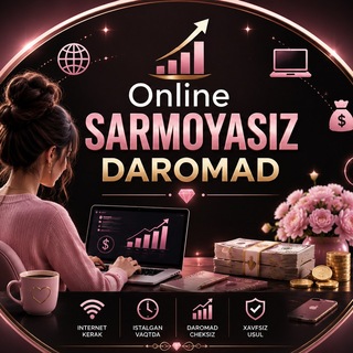 Telegram profile photo for Sarmoyasiz daromad