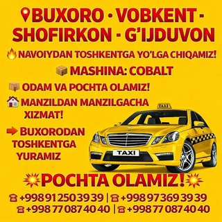 Telegram profile photo for Shofirkon samarqand taksi