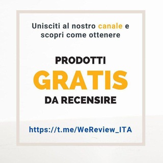 Telegram group profile photo for WeReview_ITA.