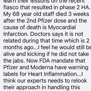 Telegram group profile photo for SG 🇸🇬 Screenshots of Suspected Vax Injuries