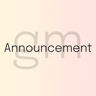Telegram profile photo for gm Announcements